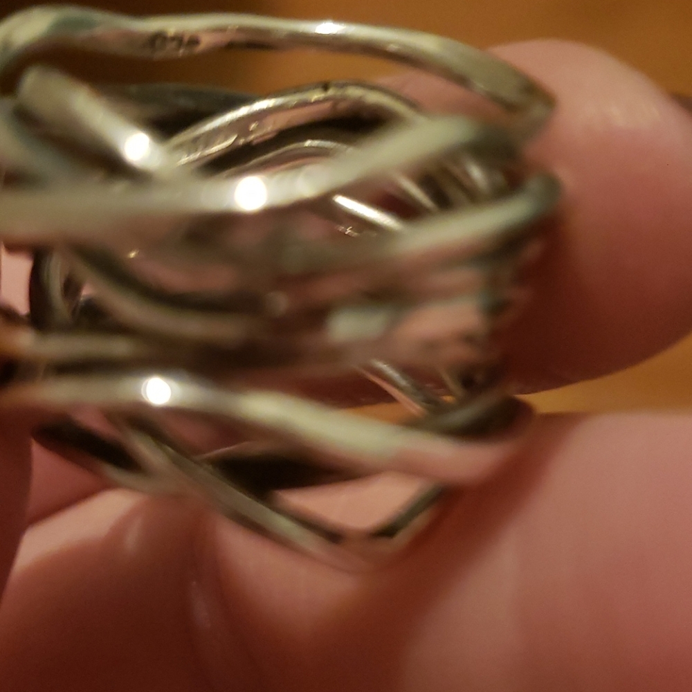 Sterling Silver Multi Layer Ring - image 3